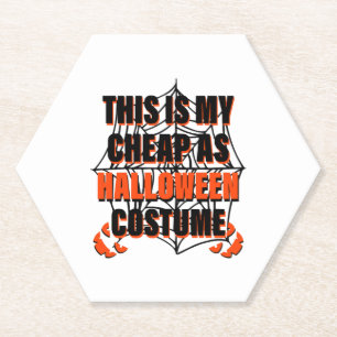 Porta-copo De Papel Este É Meu Traje de Halloween Barato - Halloween