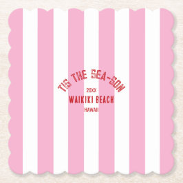 Porta-copo De Papel Este É O Mar Costume Praia Festa De Natal De Praia