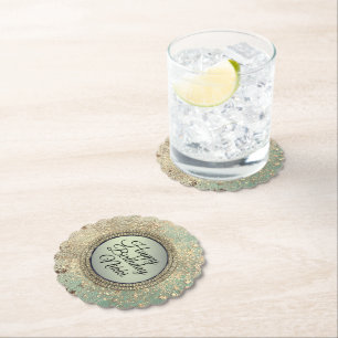 Porta-copo De Papel Esteira de cerâmica no aniversário personalizado v