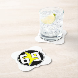 Porta-copo De Papel Estrela Amarela 69