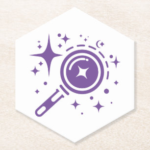 Porta-copo De Papel Estrelas emblem Twinkle, farol da era digital