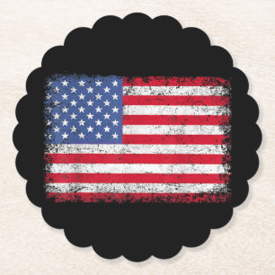 Porta-copo De Papel EUA Bandeira Patriótica Americana Para Homens Meni