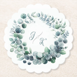 Porta-copo De Papel Eucalyptus Deixa Casamento Botânico