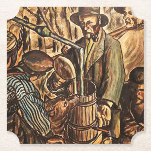 Porta-copo De Papel Fabricantes de Moonshine Fazendo Bebida de Uísque