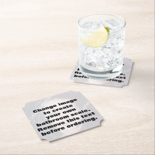 Porta-copo De Papel Faça sua própria foto personalizada