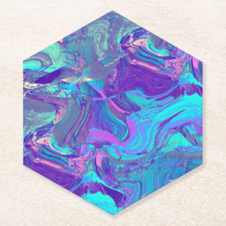 Porta-copo De Papel fairy wing artglass - blues and purples :