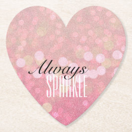 Porta-copo De Papel Faísca Rosa