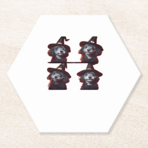 Porta-copo De Papel Fantasia de Halloween de Poodle Engraçado � Photob