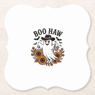 Porta-copo De Papel Fantasma de Cowboy do Dia das Bruxas Girassóis Mor
