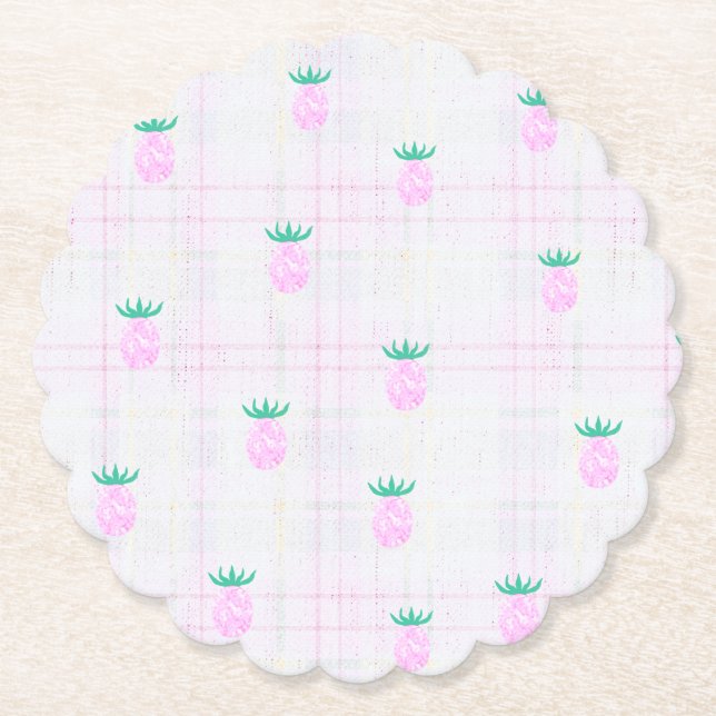 Porta-copo De Papel Farmhouse Pineapple Oasis (Frente)