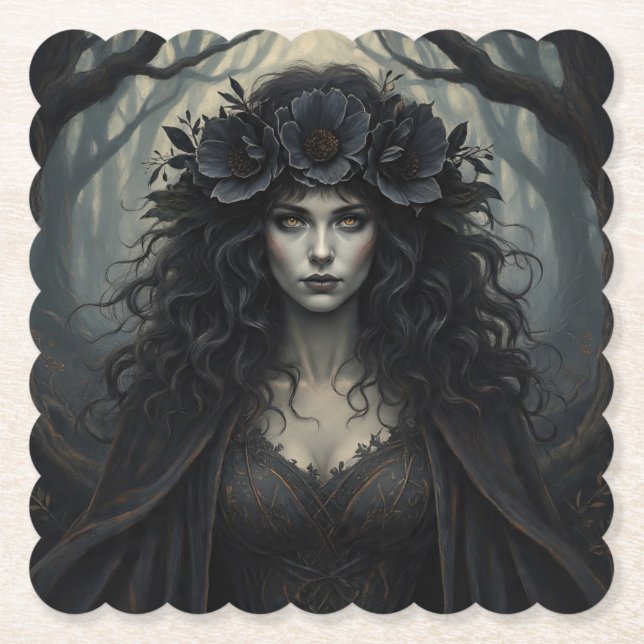 Porta-copo De Papel Feiticeira (Frente)