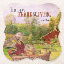 Feliz Ação de Graças da Apple Harvest