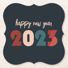 Porta-copo De Papel Feliz ano novo 2023 Natal sazonal