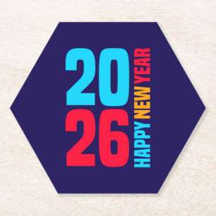 Porta-copo De Papel Feliz ano novo 2026-34568