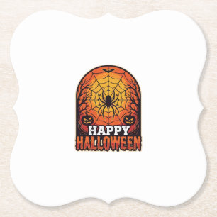 Porta-copo De Papel Feliz Dia das Bruxas Teia de Aranha Desenho de Gra