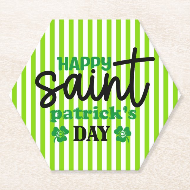 Porta-copo De Papel Feliz Dia de São Patrick-59889 (Frente)