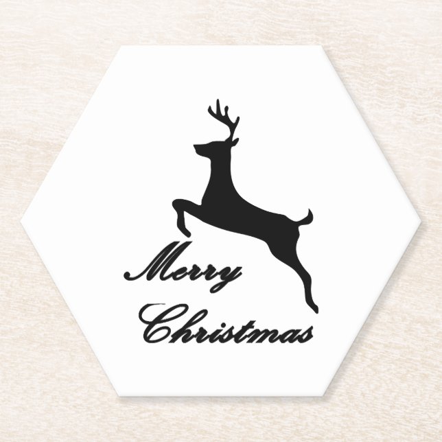 Porta-copo De Papel Feliz Natal (Frente)