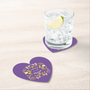 Porta-copo De Papel FELIZ ouro E BRILHO personalizados