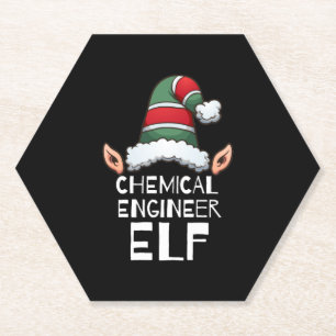 Porta-copo De Papel Feriados de Natal do Elf do Engenheiro Químico