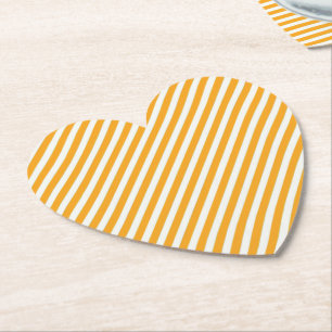 Porta-copo De Papel Festa Chá de panela de Casamento de Stripes Branca