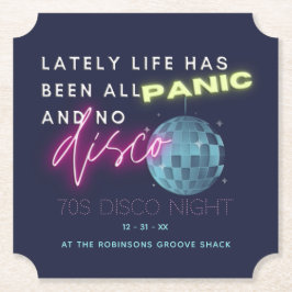 Porta-copo De Papel Festa da véspera de ano novo 70s