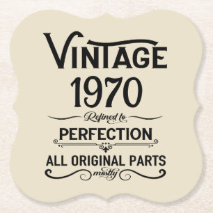 Porta-copo De Papel Festa de aniversário de 55.a safra personalizada