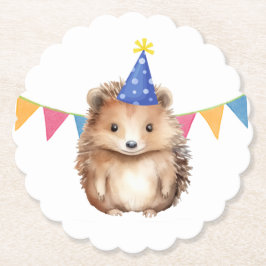 Porta-copo De Papel Festa de aniversário de criança de porco-gato