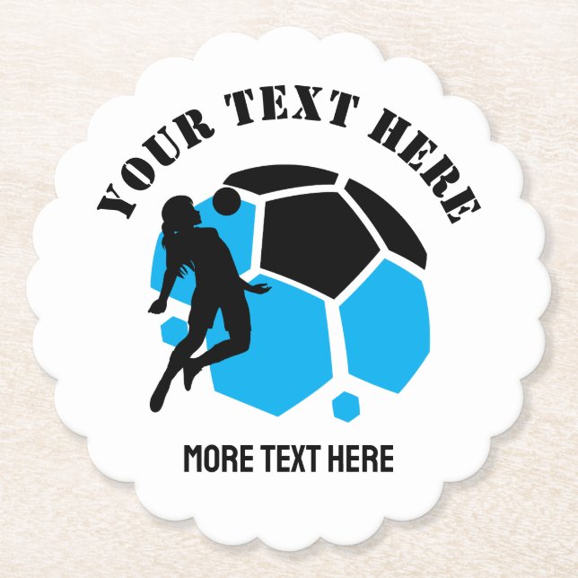 Porta-copo De Papel Festa de aniversário de futebol do garoto de futeb (Frente)