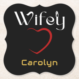 Porta-copo De Papel Festa de Aniversário do Casamento Wifey