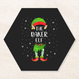 Porta-copo De Papel Festa de Baker Elf Xmas de Natal em Combinação