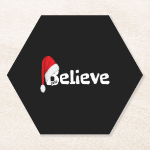 Porta-copo De Papel Festa de Natal da Camisa de Acreditação