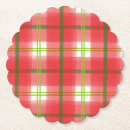 Porta-copo De Papel Festa de Natal encantadora de Xadrez desenhada à m