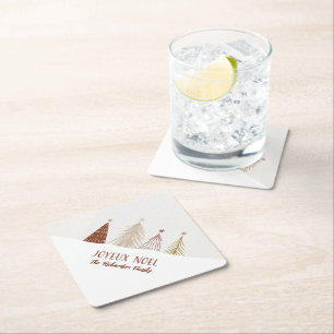 Porta-copo De Papel Festa de Natal Festiva Joyeux Noel Party Chic