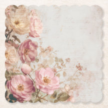 Festa Floral Romântica de Rosas Vintage Shabby Chi
