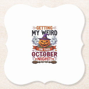 Porta-copo De Papel Ficar Estranho Fantasmas de Abóbora de Halloween B