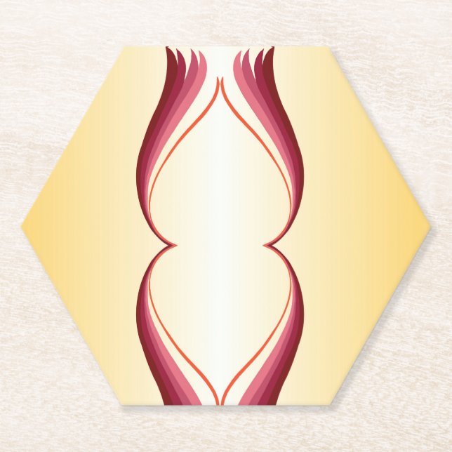 Porta-copo De Papel Flame Lily (Frente)