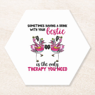 Porta-copo De Papel Flamingo is my friend