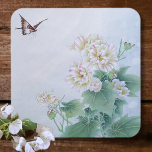 Porta-copo De Papel Flor Chinês com Borboleta