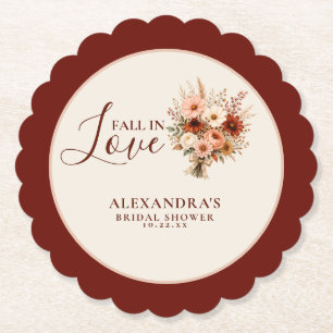 Porta-copo De Papel Flor de Amor Selvagem Floral Boho Chá de Noiva