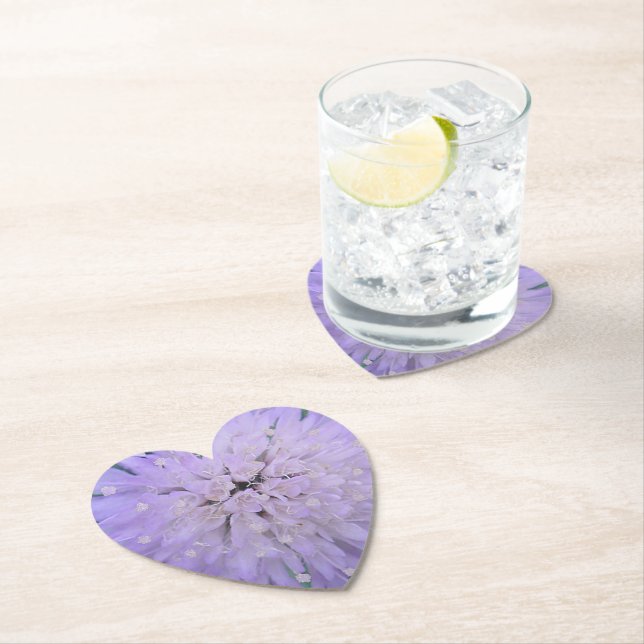 Porta-copo De Papel Flor roxa (Insitu)