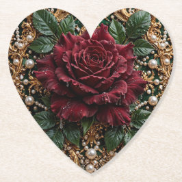 Porta-copo De Papel Floral Gótico Vitoriano