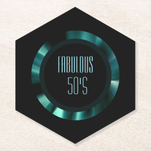 Porta-copo De Papel Floral Verde Moderno Emerald - Papel de Destaque P