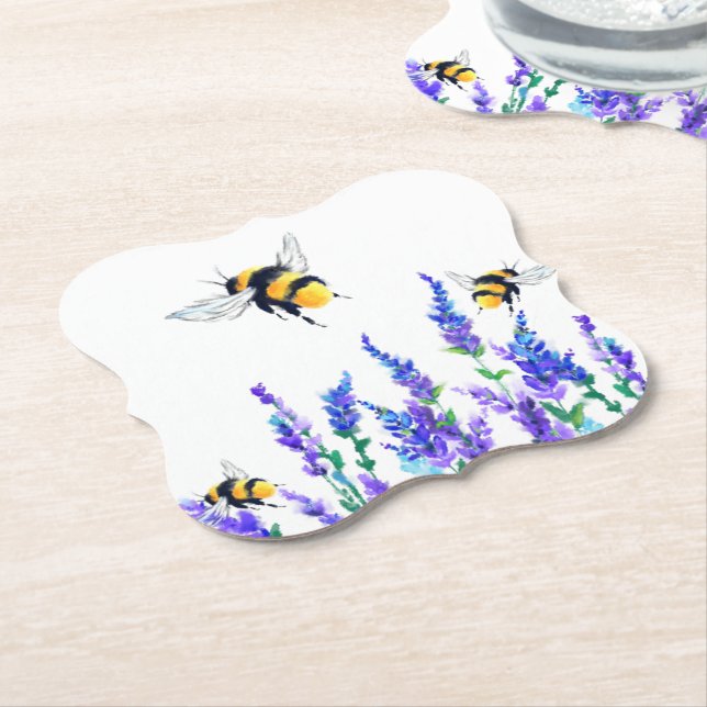Porta-copo De Papel Flores de primavera e Porta copos de papel das abe (Angular)