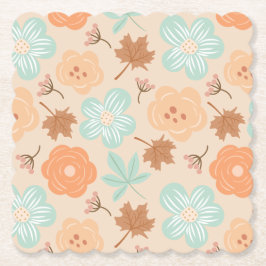 Porta-copo De Papel Flores de queda