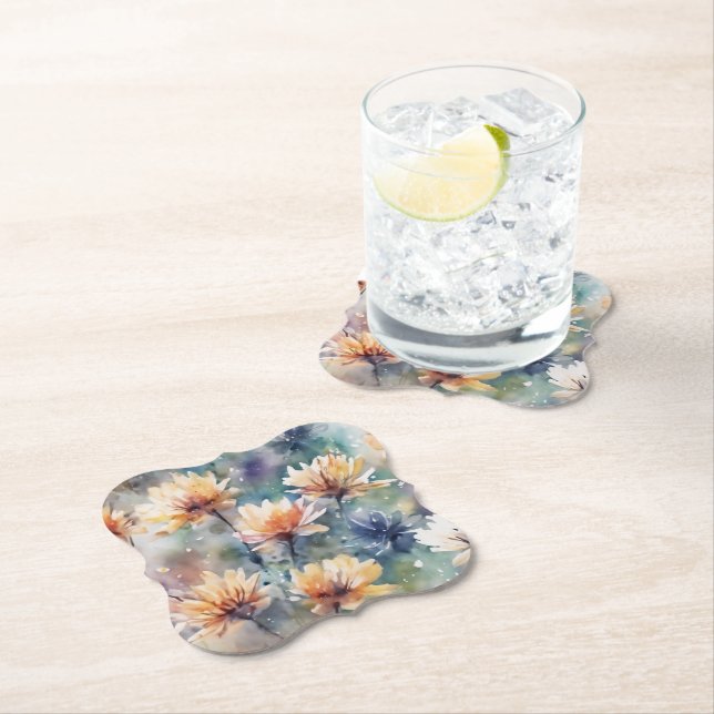 Porta-copo De Papel Flores no campo (Insitu)