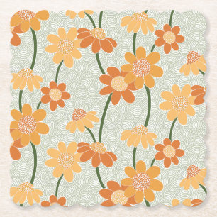 Porta-copo De Papel Flores retrorreflectoras bonito mudas na década de