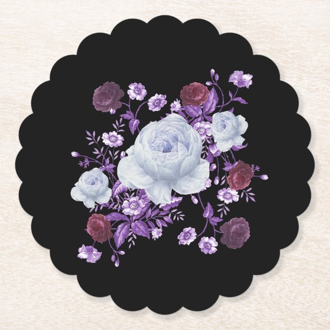 PORTA-COPO DE PAPEL FLUXAS DE LÍNGUA,ANTECEDENTES NEGROS (Frente)