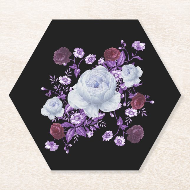 PORTA-COPO DE PAPEL FLUXAS DE LÍNGUA,ANTECEDENTES NEGROS (Frente)