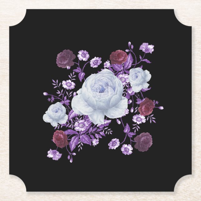 PORTA-COPO DE PAPEL FLUXAS DE LÍNGUA,ANTECEDENTES NEGROS (Frente)