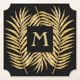 Porta-copo De Papel Forma TICKET da Árvore de Palma da Glitter